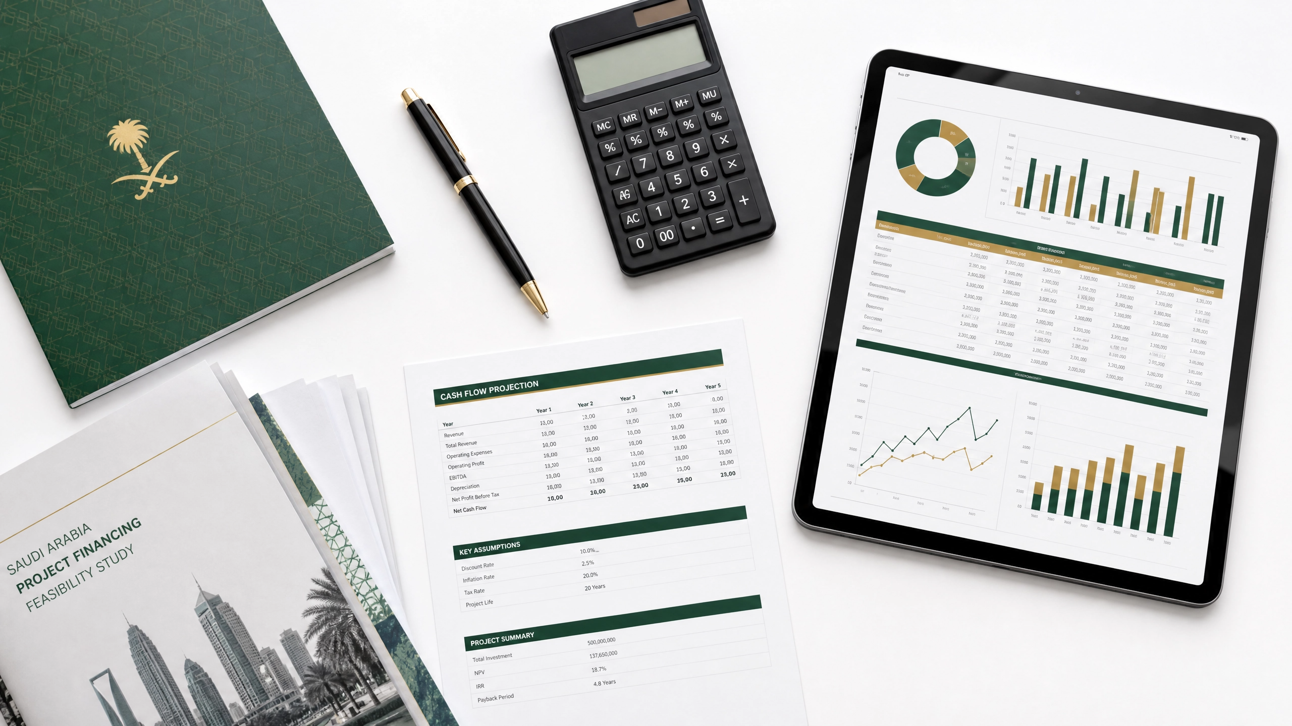 دليلك الشامل لاشتراطات دراسة الجدوى لجهات التمويل السعودية (كفالة، مدن، وصندوق التنمية)